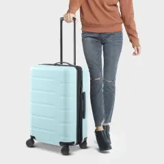 Hardside Medium Checked Suitcase - Open Story&trade;