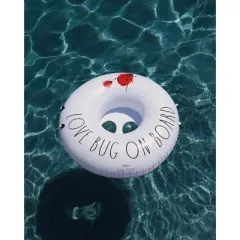 CocoNut Float Rae Dunn Baby Float with Canopy for Toddlers Ages 18-Months and Up