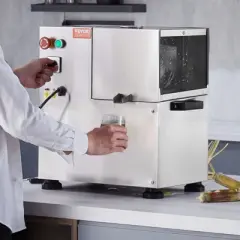 VEVOR Electric Sugar Cane Juicer, 800W Sugarcane Juicer Machine with 661LBS/H High Output, 4 Stainless Steel Roller, Auto Roller Pressure Adjustment