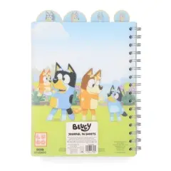 Innovative Designs Bluey 4 Tab Spiral Bound Notebook