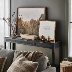 36" x 30" Golden Forest Framed Wall Art: Modern Decor, MDF & Glass - Threshold&trade; designed w/Studio McGee