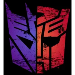 Men's Transformers Face Split Logo T-Shirt