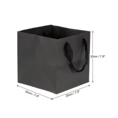 Unique Bargains Paper Gift Bag with Handle Pack Storage Bag for Party