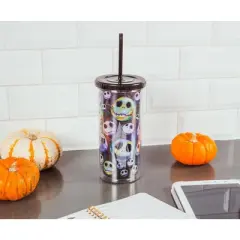 Silver Buffalo Disney The Nightmare Before Christmas Jack Skellington Faces Carnival Cup
