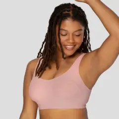 Fruit of the Loom Women's Everyday Smooth Wireless Full Coverage Shaper Bralette