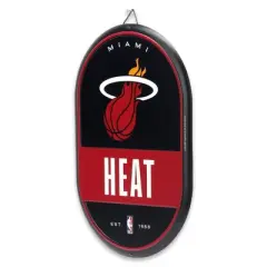 NBA Miami Heat Embossed Metal Pill Wall Sign