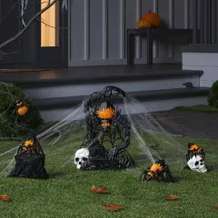 18" Spiders Scene Setter Halloween Decorative Prop Kit - Hyde and EEK! Boutique&trade;