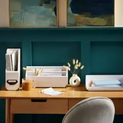 Wood Desktop Storage Unit White - Threshold&trade;