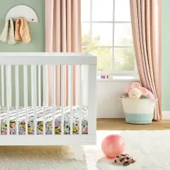 Fitted Jersey Crib Sheet - Painterly Floral - 2pk - Cloud Island&trade;