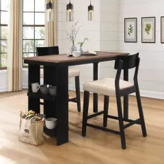Set of 2 Knolle Park Counter Height Barstools Black - Hillsdale Furniture