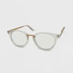 Women's Crystal Round Blue Light Filtering Glasses - Wild Fable&trade; Clear