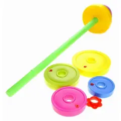 Insten Adjustable Barbell Toy Set - Fill with Beach Sand or Water, Fitness & Gym Workout Exercise Equipments for Kids