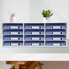 YIYIBYUS Countertop Literature Organizer, Desktop Bill File Organizer for Office Home School