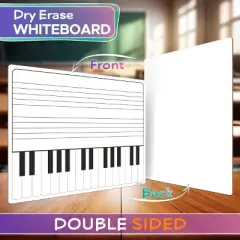SCRIBBLEDO Keyboard Practice Dry Erase Board 11"x14"