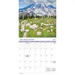 Trends International Inc. 2023-24 Wall Calendar 12"x12" Nature's Bouquet Bilingual English/French