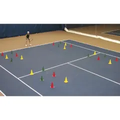 OnCourt OffCourt  Stoplight Marker Cones 12"- set of 12