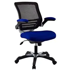 Edge Mesh Back with Leatherette Seat Office Chair - Modway