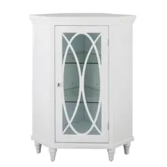 Florence Corner Floor Cabinet - Teamson Home