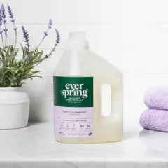 Lavender & Bergamot Liquid Laundry Detergent - 100 fl oz - Everspring&trade;