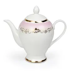 Ukonic Disney Princess 13-Piece Ceramic Tea Set | Ariel, Cinderella, Jasmine, Belle