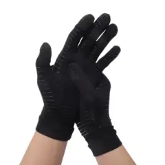 Unique Bargains Non-slip Horizontal Stripe Gloves for Sport 1 Pair