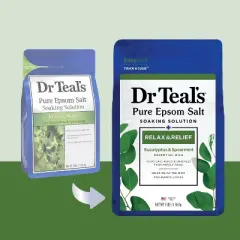 Dr Teal's Epsom Salt Magnesium Soak - Relax & Relief with Eucalyptus & Spearmint