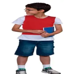 Abilitations Deep Pressure Sensory Vest, X-Small, 24 x 14 Inches, Red