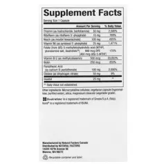 Natural Factors BioCoenzymated&reg;, Active B Complex, 60 Vegetarian Capsules