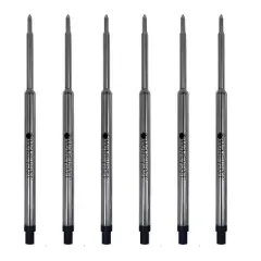 Monteverde Ballpoint Pen Refill Medium Point Blue Ink 6 Pack (W133BB)