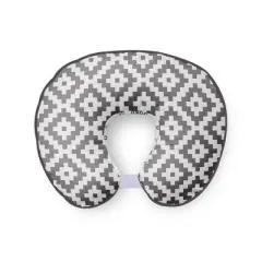 Bacati - 3 pc Love Aztec Print Gray Hugster Feeding & Infant Support Nursing Pillow