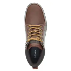 Levi's Mens Brooks Vegan Leather Lace Up Rugged Casual Boot