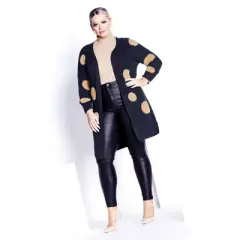 Women's Plus Size Donatella Cardigan - navy marle | EVANS