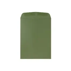 JAM Paper 9 x 12 Open End Catalog Envelopes Olive Green 31287534