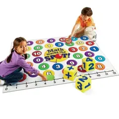 Learning Resources Math Marks The Spot Floor Game, Addition & Subtraction, Ages 5+