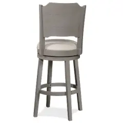 30.25" Clarion Swivel Barstool Distressed Gray - Hillsdale Furniture