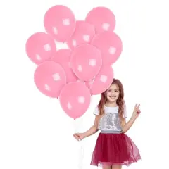 Treasures Gifted Macaron Red Balloons - 12 Inch Latex Balloons - 36 Pack