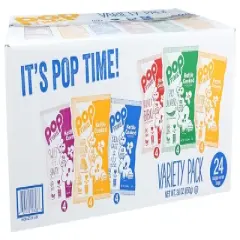 PopTime Popcorn Variety Pack - Case of 24