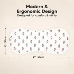 KeaBabies 5pk Organic Softe Muslin Burp Cloths for Baby Girls and Boys, Large Absorbent Burping Cloths for Babies, Baby Burp Clothes