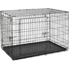 Contour Double Door Dog Crate 48"