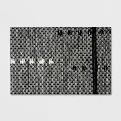 7' x 10' Linden Stripe Outdoor Rug Gray - Project 62&trade;