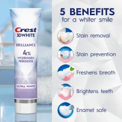 Crest 3D White Professional Ultra White Toothpaste - 3.8oz