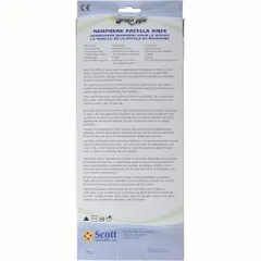 Sport Aid Neoprene Slip-On Knee Support Open Patella Large Blue