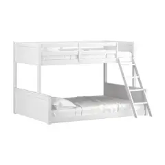 Twin Over Full Capri Wood Bunk Bed White - Hillsdale Furniture