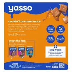 Yasso Frozen Greek Yogurt - Sea Salt Caramel Bars - 4pk/14 fl oz