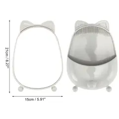 Unique Bargains Portable Cartoon Ears Desktop Cosmetic Mirror 1 Pc