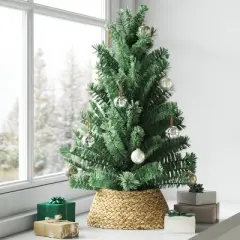 4ct Christmas Jingle Bell Christmas Ornament Set Shinny Silver - Wondershop&trade;