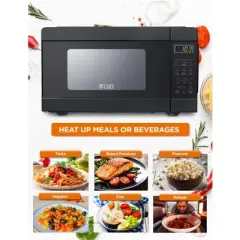 COMMERCIAL CHEF Countertop Microwave Oven 0.9 Cu. Ft. 900W