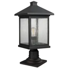 Z-Lite Portland 1 - Light Lantern in  Oil Rubbed Bronze
