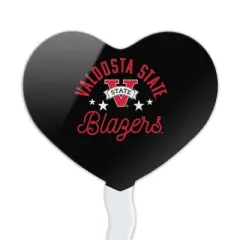 Valdosta Blazers Heart Love Cupcake Picks Toppers Decoration Set of 6