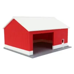 3D Print 1/64 "Papa's Shop" 40ft x 30ft Farm Shed w/ Removeable Door & Roof RW-1